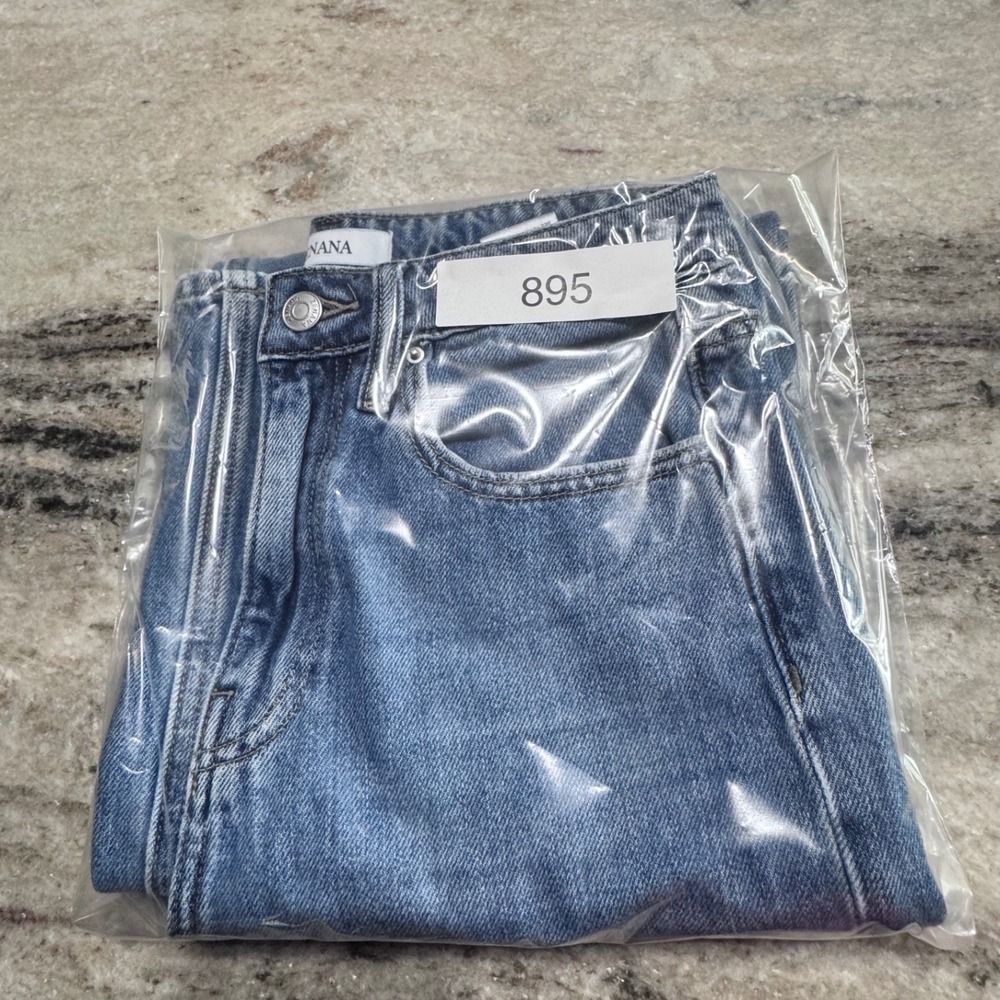 Zenana Jeans Wide Leg 100% Cotton Blue 25 High Rise 90s Boho Western - Picture 9 of 9